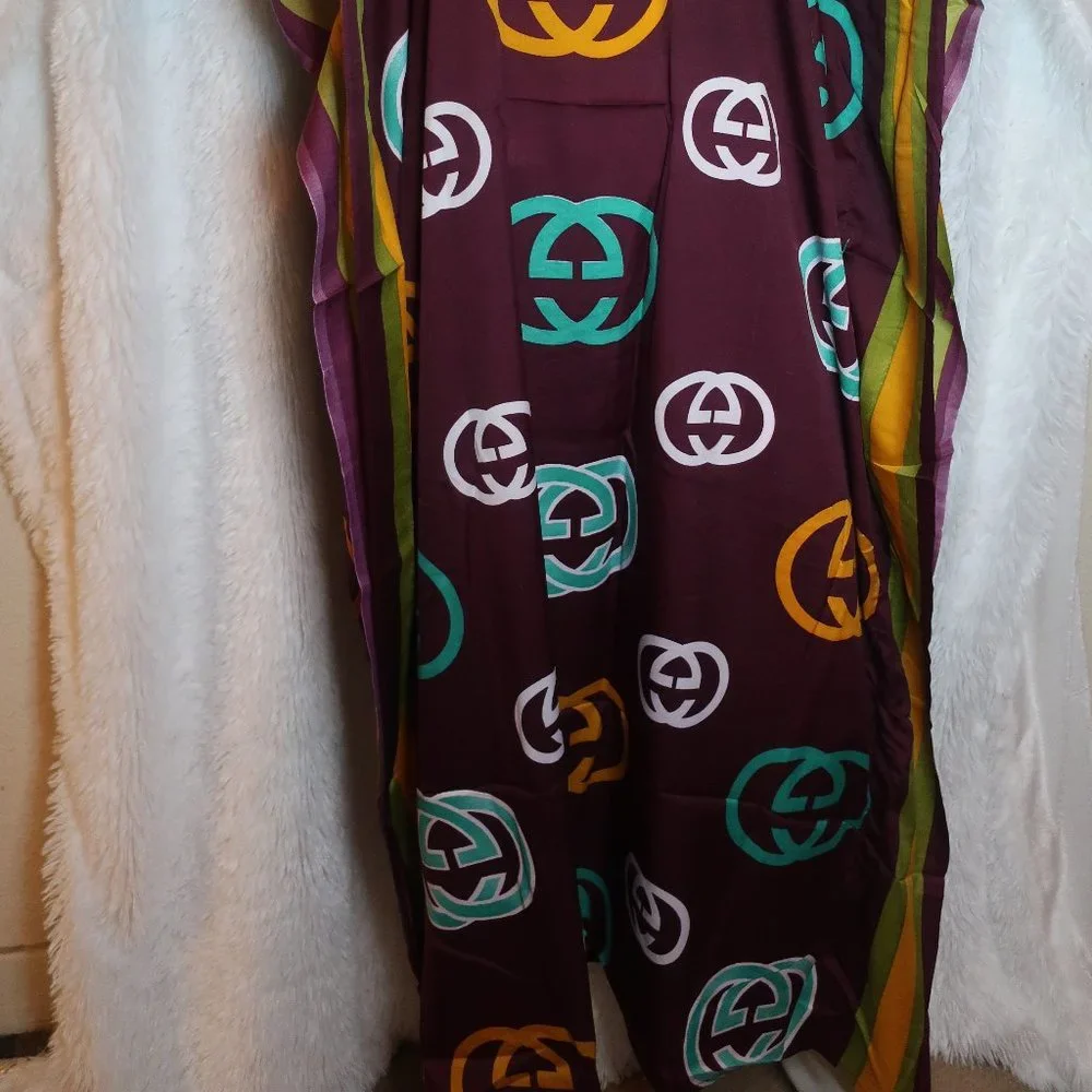 Multicolor Plus size Dress - Picture 3 of 3
